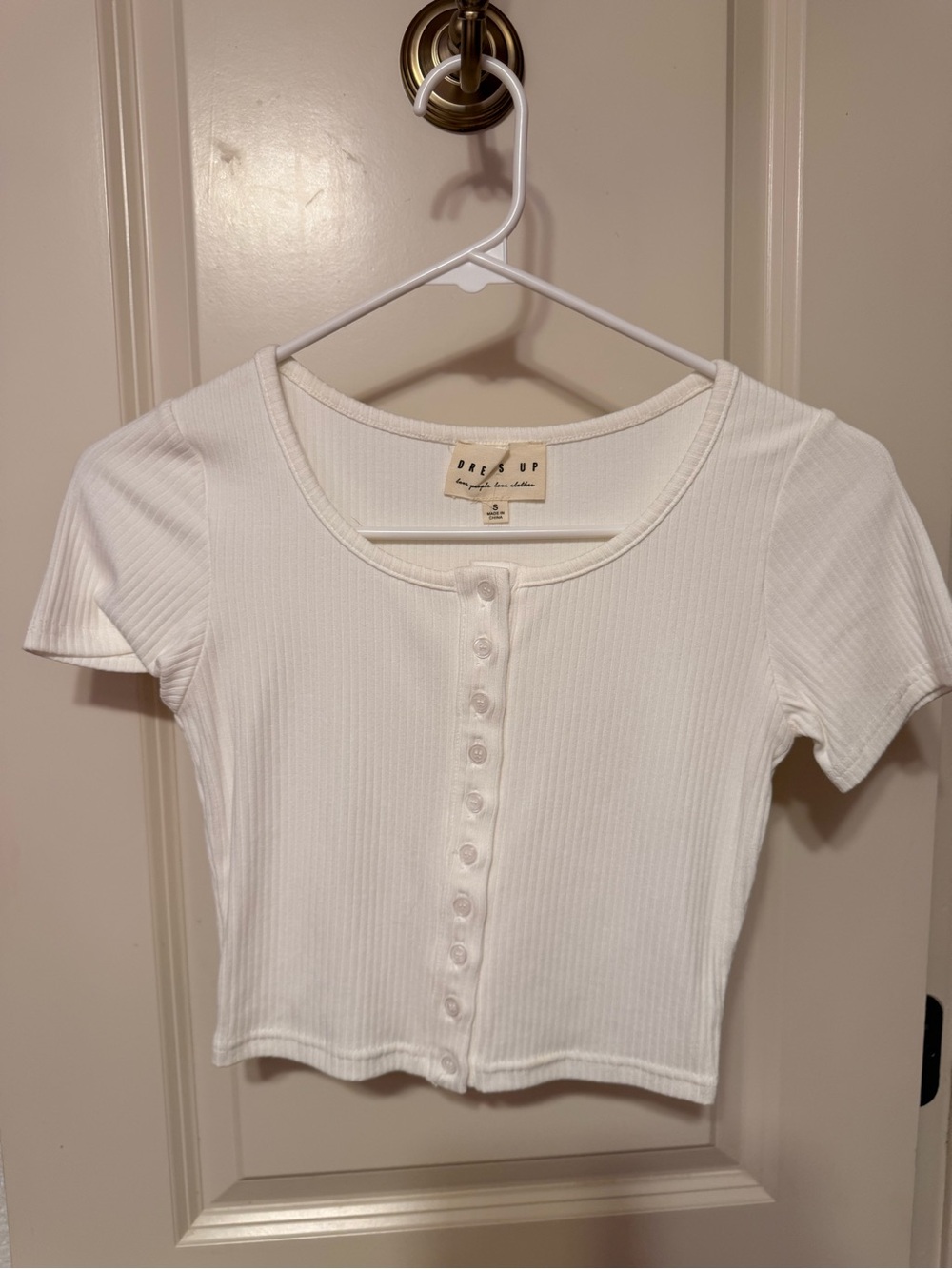 Dress Up Boutique Ribbed Crop Top